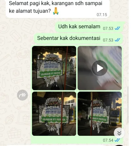 Pengiriman Papan Bunga Selamat Cisauk