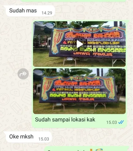 Pengiriman Papan Bunga Cisauk