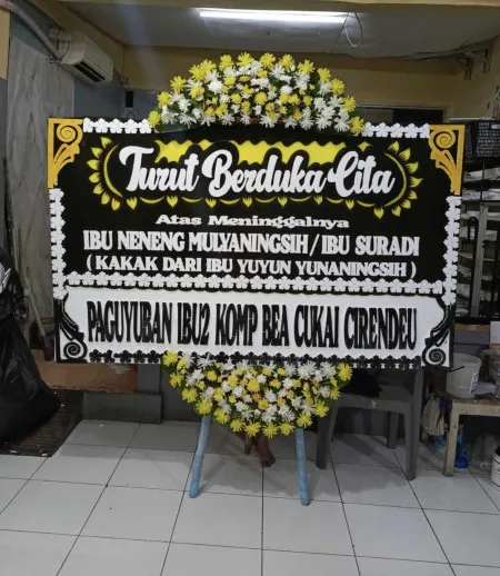 Papan Bunga Duka Cisauk